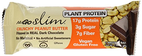 Nugo B28559 Nugo Slim Crunchy Peanut Butter Bar -12x1.59 Oz