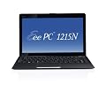 Asus EeePC 1215N 30,7 cm (12,1 Zoll) Netbook (Intel Atom D525, 1,8GHz, 2GB RAM, 250GB HDD, nVidia ION2, Win 7 HP) schwarz