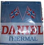 Mens Thermal Long Johns and Vest Set - Blue - Medium