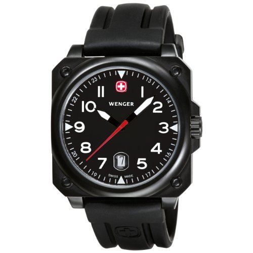 Men's Wenger 72424 AeroGraph Cockpit PVD - coated Watch