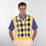 Glo Golf Argyle Vest