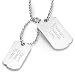Personalized Ladies Double Dog Tag Gift