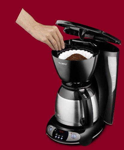 Mr. Coffee 8-Cup Thermal Programmable Coffeemaker, Black