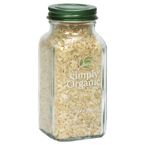 Simply Organic Onion, Minced, 2.21-Ounce Container (Pack of 5)