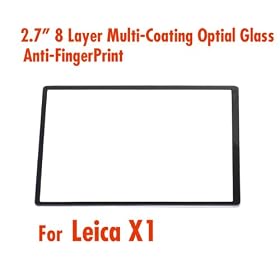 Rainbowimaging Optical Glass LCD Screen Protector for Leica X-1 X1 (Anti-fingerprint, 8... by Rainbow