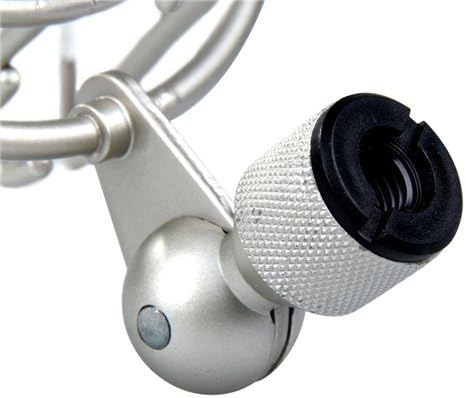 BiOceTa Durable Audio Shock Mount for A-51/A6/S-7/Thor/Odin/Vienna Microphones Silver
