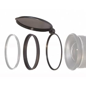 OP/TECH USA 0701771 Converter Cap 77mm - Flip-Open Lens/Filter Cap for Cameras