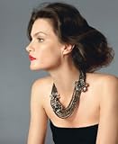14k Gold Hematite Necklace