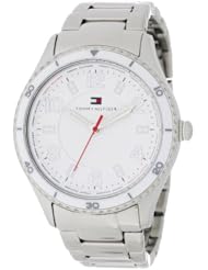 Tommy Hilfiger Womens 1781056 Sport Bracelet with White Bezel and Textured White Dial Watch
