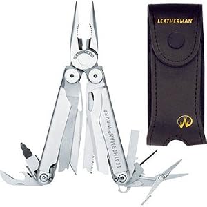 Leatherman Wave Tool with Black Leather Case by 