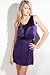 Jenny Han - Women's Lace Sleeveless Dress (Purple)