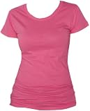 Heather Gray Solid color Classic Super soft 100% cotton longer womens and girls tee shirt.