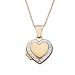 14k Gold Children's Heart Locket Necklace