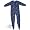 Sports Blue Footed Sleeper Pajamas for Boys