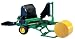 Bruder 02122 Bale Wrapper with Ockery and Black Round Bales