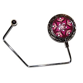 Pink Victorian Floral Purse Hanger