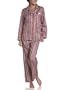 Derek Rose Women's Classic Pajama Set - 2001-Vale003,Red,Small
