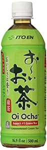 Ito En Tea Beverage, Unsweetened Oi Ocha Green, 16.9 Ounce Bottles (Pack of 12)