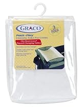 Graco Changing Table Pad Covers in 2-Pack - White