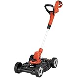 BLACK+DECKER MTE912 12-Inch Electric 3-in-1 Trimmer/Edger and Mower, corded, 6.5-Amp