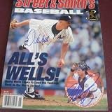 David Wells & Mike Piazza Signed Magazine