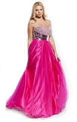 Chiffon/Taffeta/Tulle Applique Crystals Beaded Lace  Crystal Quinceanera Dress/Party Dress  With Rhinestones