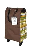 from Solus Garden and Leisure Ltd Revolution BBQ0117 Wheelie Cool Bag (Brown Stripe) Model BBQ0117