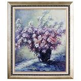 Bouquet de Mauves by Claude Monet Oil Painting on Canvas - 26x30
