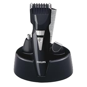 Philips Philishave QG-3040 4 in 1 Grooming Kit With Store & Charge Stand (UK Appliance - Plug/Adaptor Required for Overseas)