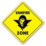 VAMPIRE ZONE -Sign- novelty gift mythology