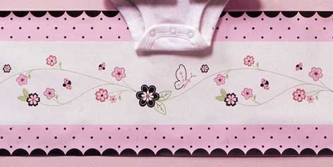 Love Bug Wall Border - 8 x 30'
