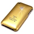 "Classic" iPhone 3G / 3Gs Luxurious Gold Hard Back Case & "Ice" Screen Protector. Unique Skin / Case / Shell / Cover & Crystal Clear Screen Protector Package for Apple iPhone 3G / 3Gs.