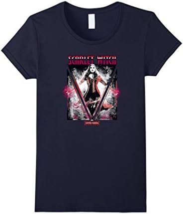 Women's Scarlet Witch Shirt - Civil War Scarlet Witch Graphic T Small Navy