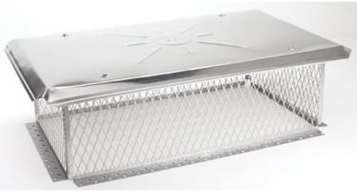 Gelco Multi-Flue 3/4" Mesh Cap with 4" Overhang - 24" x 32" x 8"