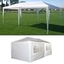 10 x 20 White Party Tent Gazebo Canopy with Sidewalls