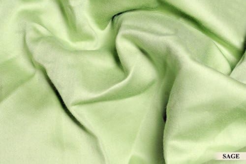 Linen Place Egyptian Cotton 500-Thread-Count Sateen Finish One Fitted sheet Only Cal-King Pocket Depth (+18 Inch) Sage Solid