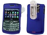 BLUE Cellet Proguard Rubberized Rubber Coated Plastic Snap On Case Cover for Blackberry Curve 8300 8310 8320 8330 (ATT Cingular Verizon Wireless Alltel Sprint US Cellular)
