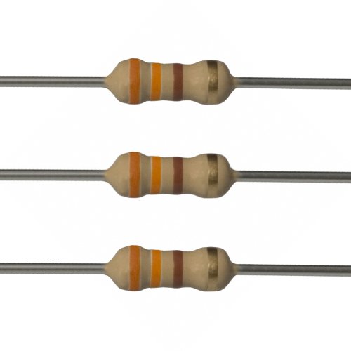 E-Projects - 330 Ohm Resistors - 1/4 Watt - 5% - 330R (100 Pieces)