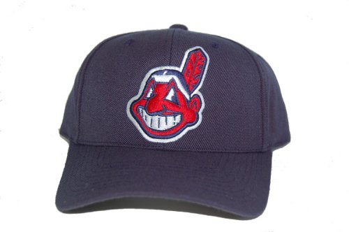 Cleveland Indians MLB Adjustable Snapback Classic Hat - Navy Blue