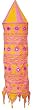 Lampshades Multicolored Applique Embroidered Fabric Indian-Style (clamp157)