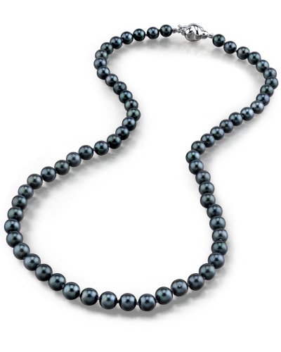 5.5-6.0mm Japanese Akoya Black Princess Length