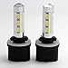 PartsSquare 2pcs 880 892 893 899 Xenon White LED Bulb Fog Light Lamp 2013 NISSAN Titan