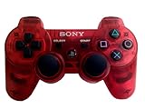 Sony PS3 Crystal Red DualShock Multi Mode Turbo Action Rapid Fire Gun Mod W ....