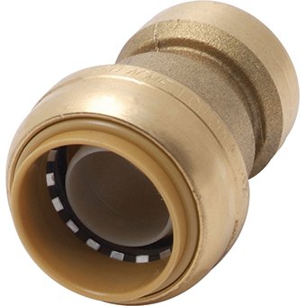 Cash Acme U060LF Sharkbite Push Fit Coupling, Lead Free, 1