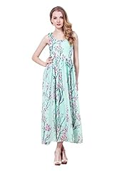 Sleeveless Elasticized   Waistline Summer Jumper/Midi Dress 