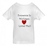 SOMEONE IN MICHIGAN LOVES ME - MICHIGAN TODDLER - State-series - White Toddler T-shirt