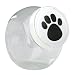Pet Treat Canisters - 96 Ounce Snack Jar in Black Paw Print by Snapware