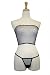 How To Measure Bra Sizes : Exposed By Magic Silk Fishnet Collection, Fishnet Tube Top And G String, Black, Small/Meduim