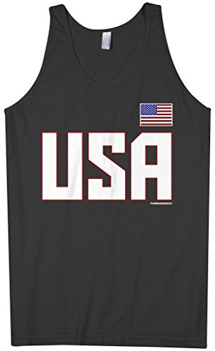 Threadrock Men's USA National Team Tank Top L Black