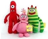 YO GABBA GABBA 11 PLUSH SET - INCLUDES BROBEE, MUNO, AND FOOFA